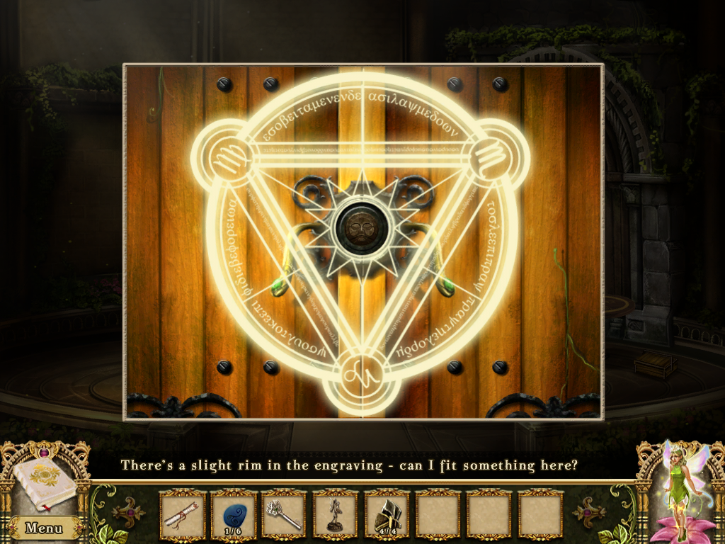 Awakening: The Dreamless Castle (Windows) screenshot: Door diagram