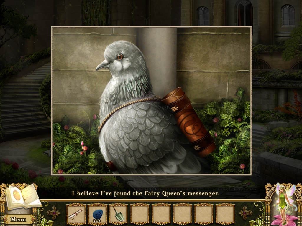 Awakening: The Dreamless Castle (Windows) screenshot: Pigeon