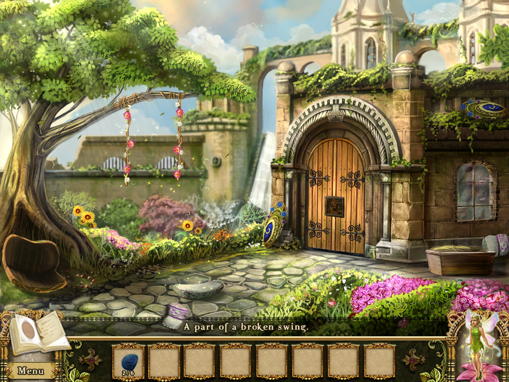 Awakening: The Dreamless Castle (Windows) screenshot: Tree missing a swing.