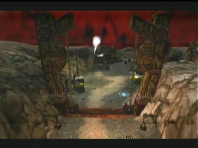 Goblin Commander: Unleash the Horde (Xbox) screenshot: Area/Section gate