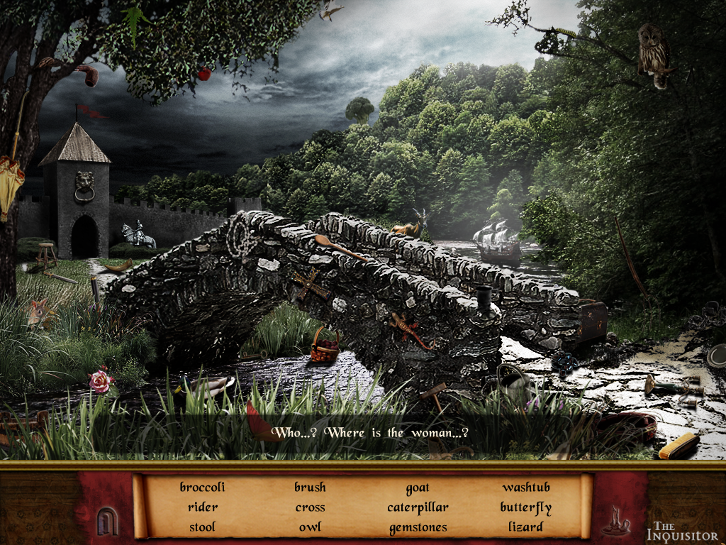 Wolfgang Hohlbein's The Inquisitor (Windows) screenshot: Game start