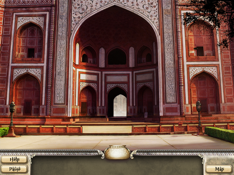 Romancing the Seven Wonders: Taj Mahal (Windows) screenshot: Forecourt