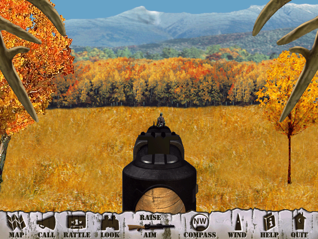 Deer's Revenge (Windows) screenshot: Taking aim with the net gun