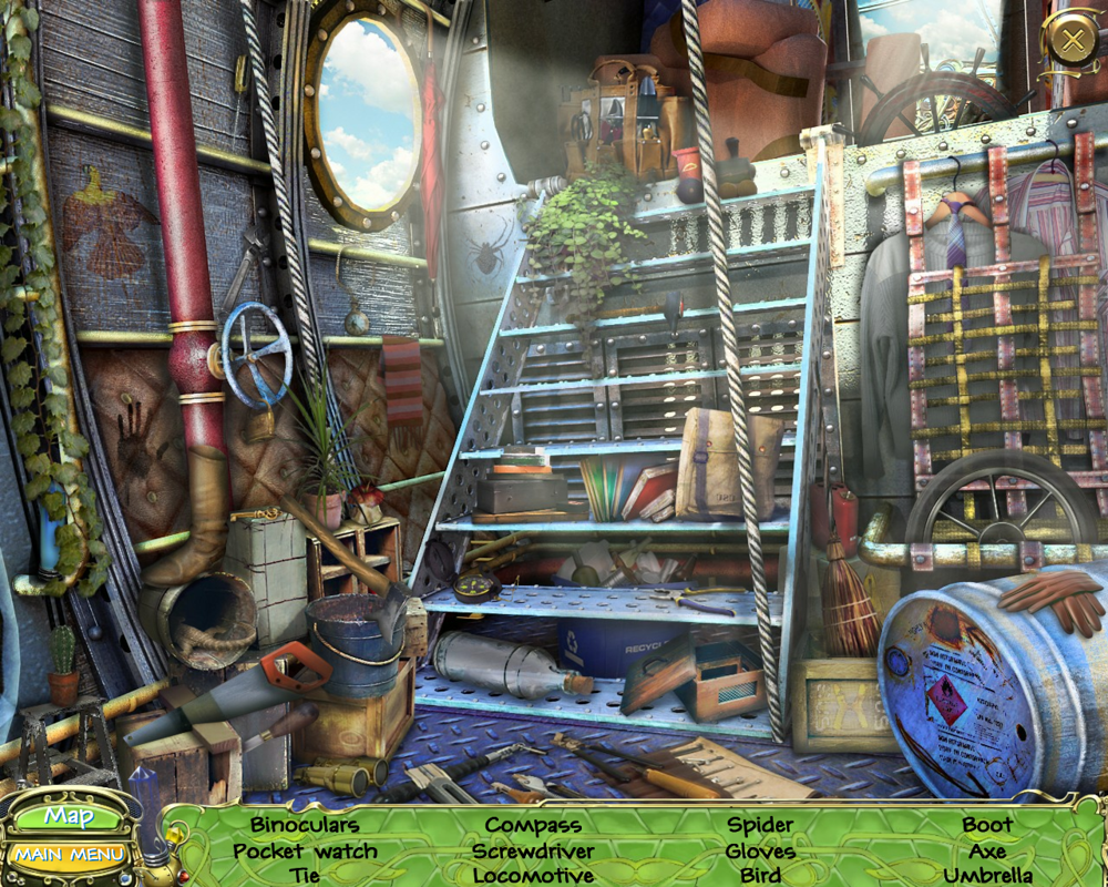 Secret Mission: The Forgotten Island (Windows) screenshot: Stairs