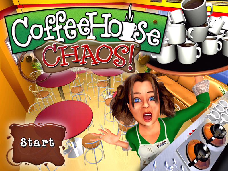 Coffeehouse Chaos! (Windows) screenshot: Title Screen
