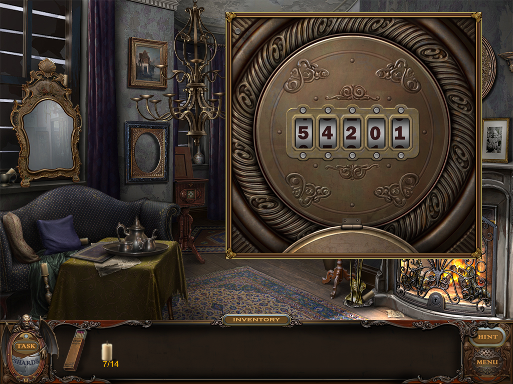 Haunted Manor: Lord of Mirrors (Windows) screenshot: Safe