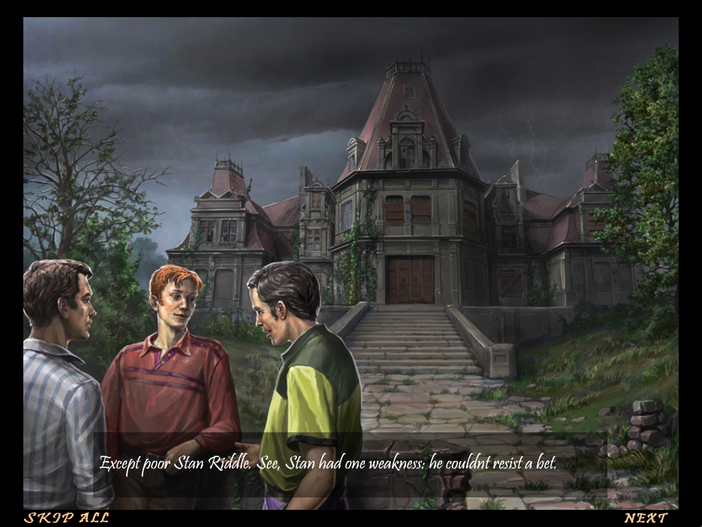 Haunted Manor: Lord of Mirrors (Windows) screenshot: Stan and his friends