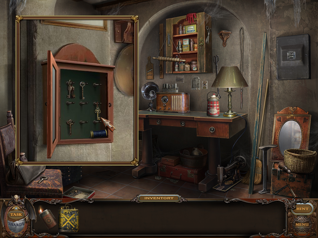 Haunted Manor: Lord of Mirrors (Windows) screenshot: Keys