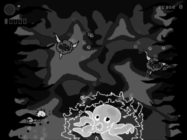uin (Windows) screenshot: Two different enemies underwater