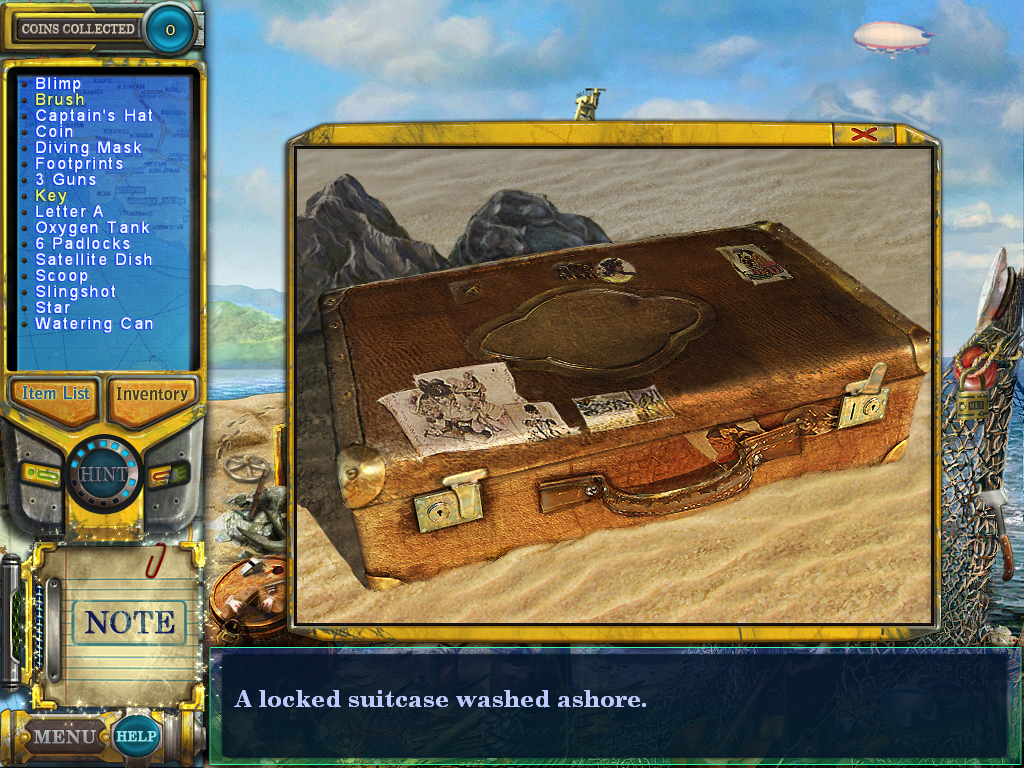Pathfinders: Lost at Sea (Windows) screenshot: Suitcase