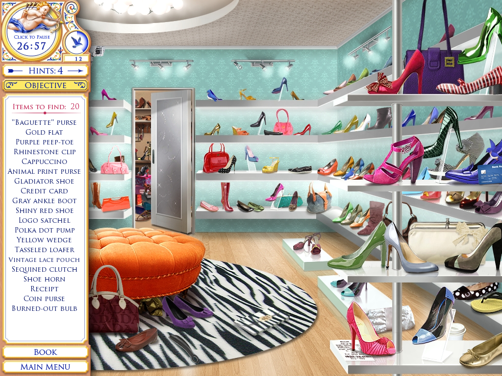 Dream Day Wedding: Bella Italia (Windows) screenshot: Shoe boutique