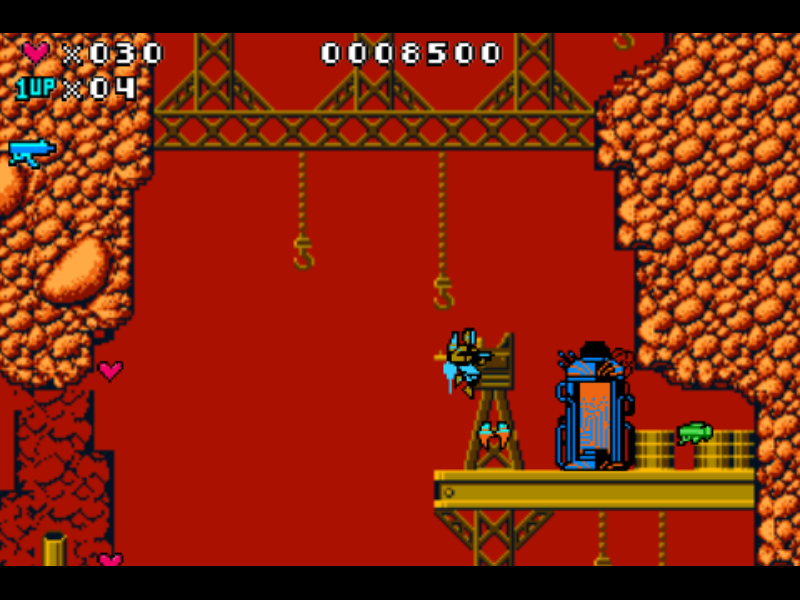 Dark Void Zero (Windows) screenshot: After losing a life, the player gets resurrected in one of these teleporters.