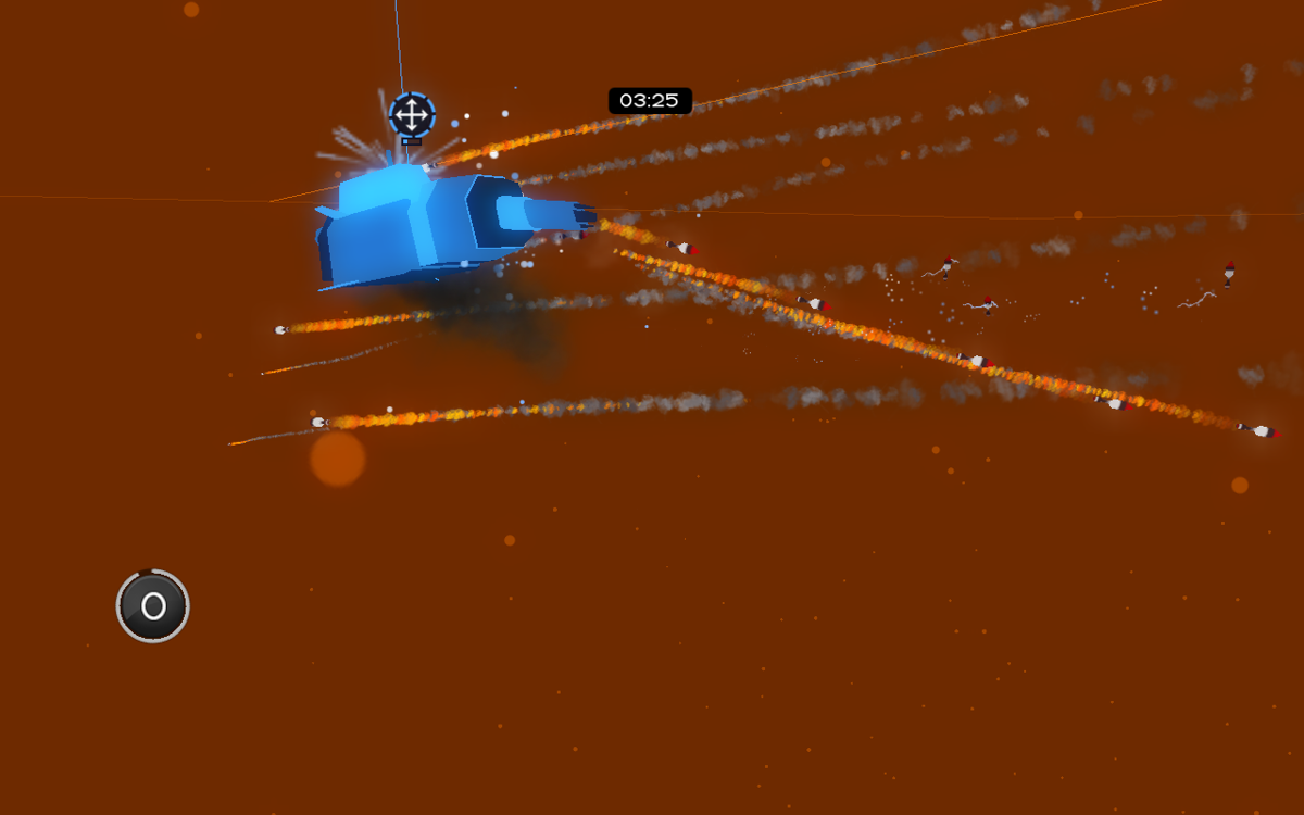 Flotilla (Windows) screenshot: Hit, but it doesn't matter due to the heavy front armor