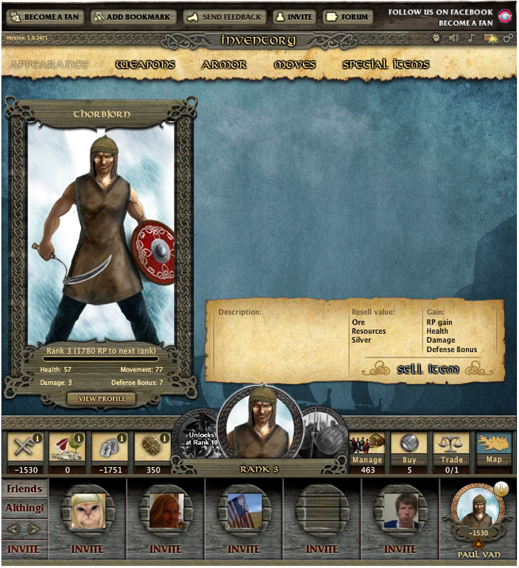 Screenshot of Vikings of Thule Browser 2010 MobyGames