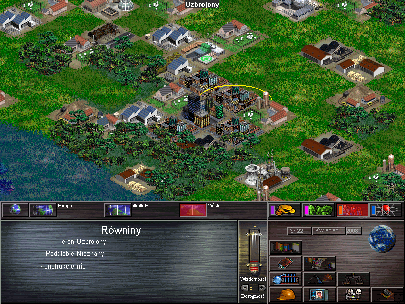 The 3rd Millennium (Windows) screenshot: Inside the province