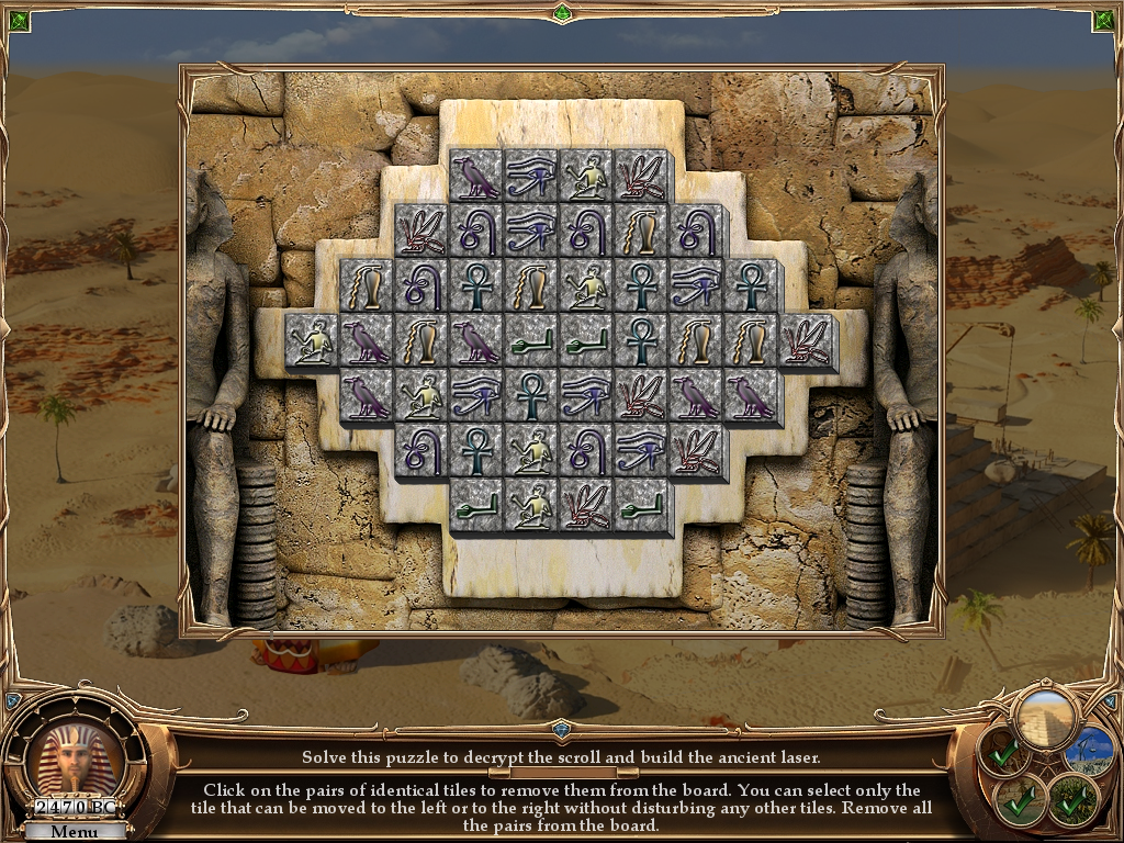 Eternity (Windows) screenshot: <moby game="The Best of Shangai">Mahjongg</moby> mini-game
