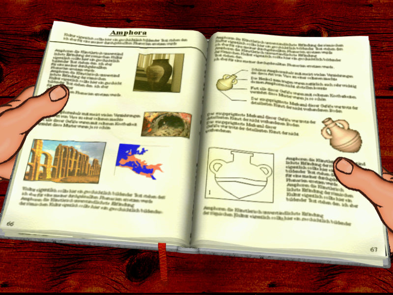The Famous Five: Dangerous Discovery (Windows) screenshot: Identifying a vase