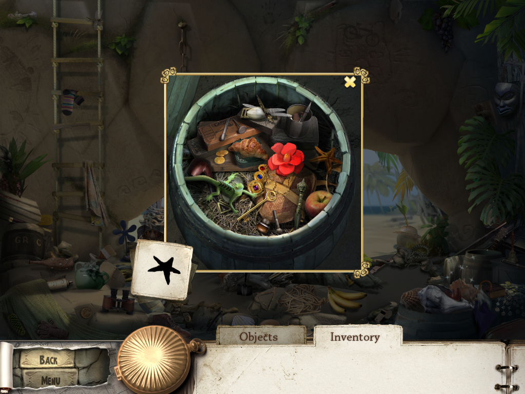 Lost Lagoon: The Trail of Destiny (Windows) screenshot: Barrel contents