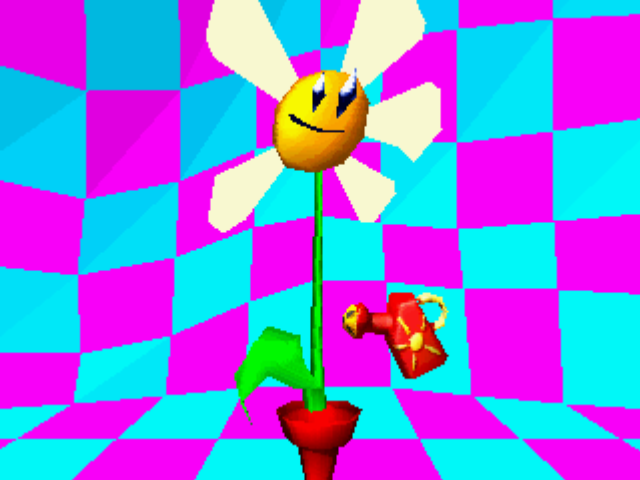 Alfred Chicken (PlayStation) screenshot: The watering cans you collect make this flower grow.