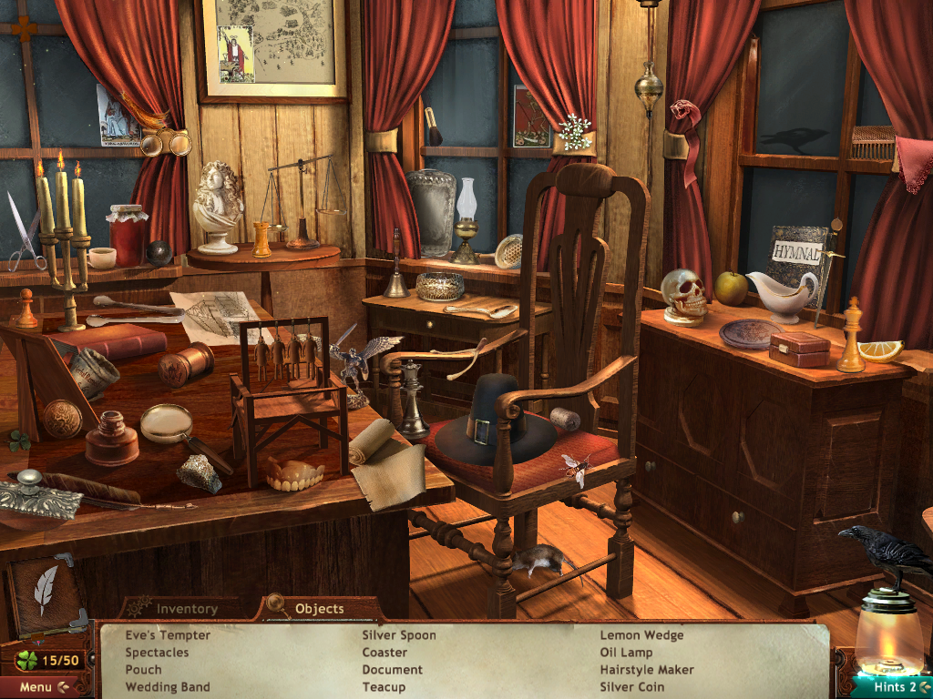 Midnight Mysteries: Salem Witch Trials (Windows) screenshot: Office