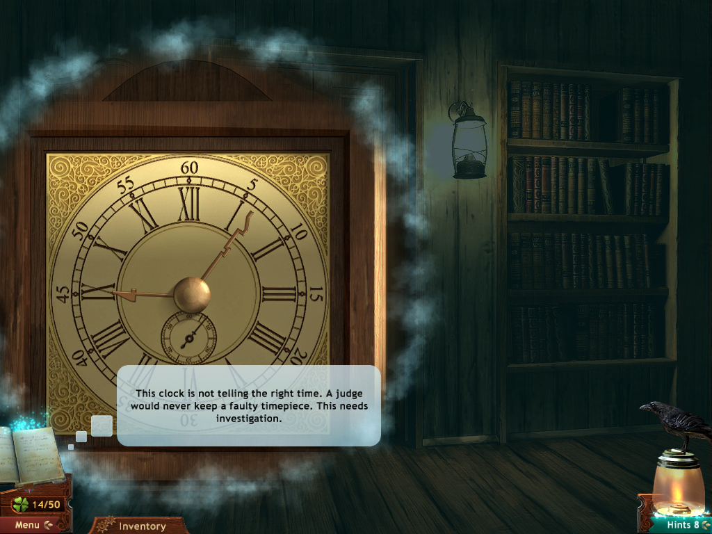 Midnight Mysteries: Salem Witch Trials (Windows) screenshot: Clock face
