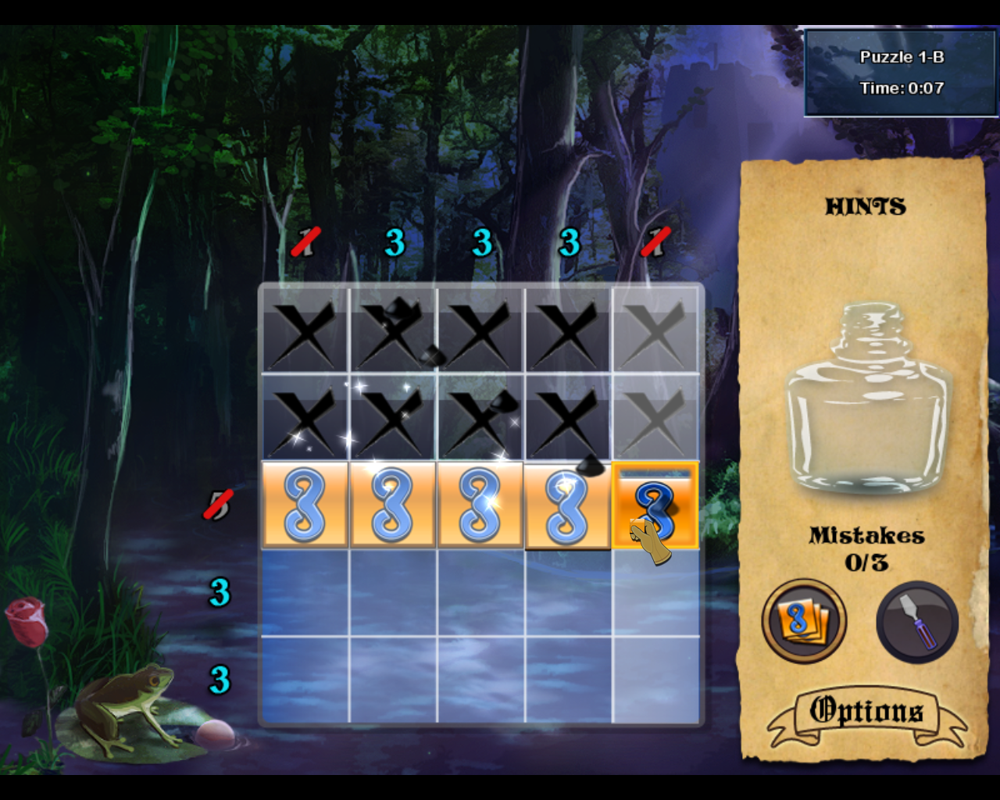 World Mosaics 3: Fairy Tales (Windows) screenshot: Puzzle 1-B