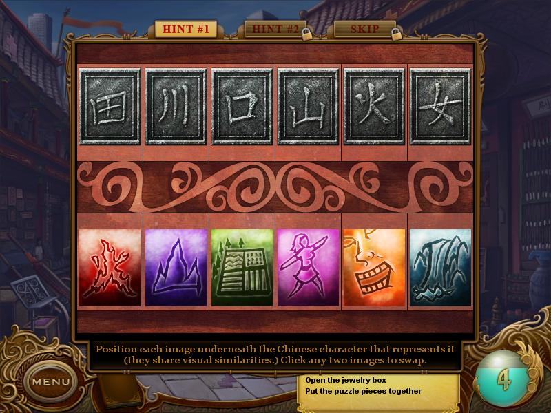 Screenshot of Tiger Eye Part I: Curse of the Riddle Box (Windows, 2010 ...