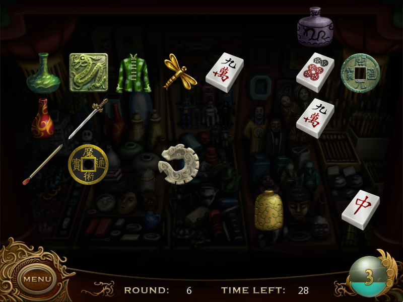 Tiger Eye Part I: Curse of the Riddle Box (Windows) screenshot: Bonus round