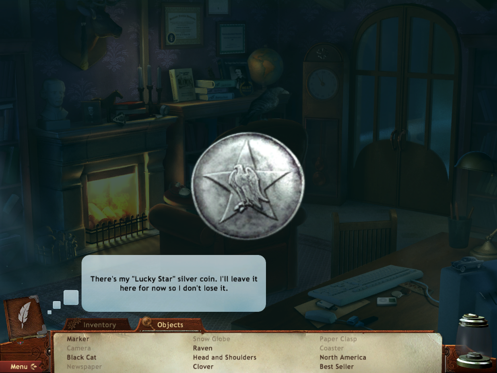 Midnight Mysteries: Salem Witch Trials (Windows) screenshot: Silver coin
