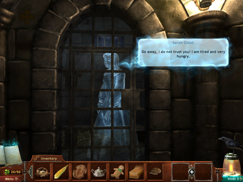 Midnight Mysteries: Salem Witch Trials (Windows) screenshot: Imprisoned ghost