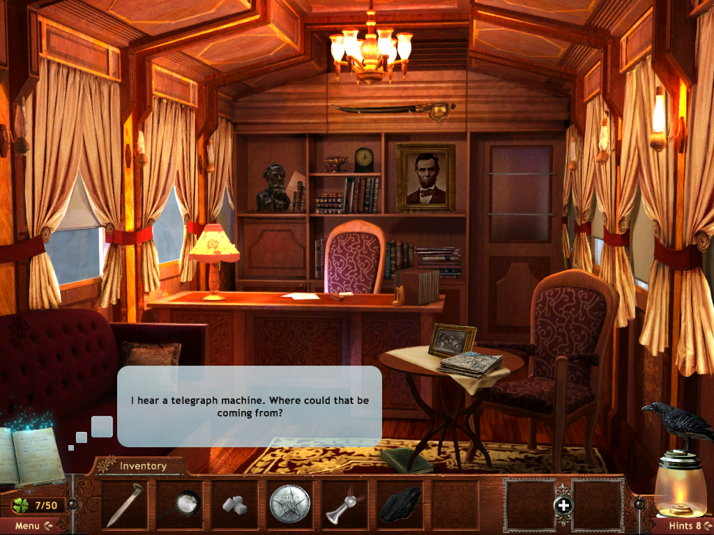 Midnight Mysteries: Salem Witch Trials (Windows) screenshot: Presidential wagon