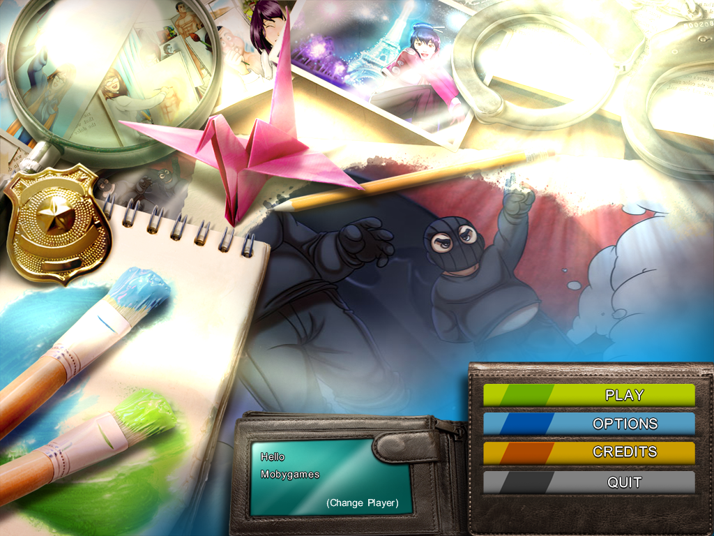 Grace's Quest: To Catch An Art Thief (Windows) screenshot: Main menu