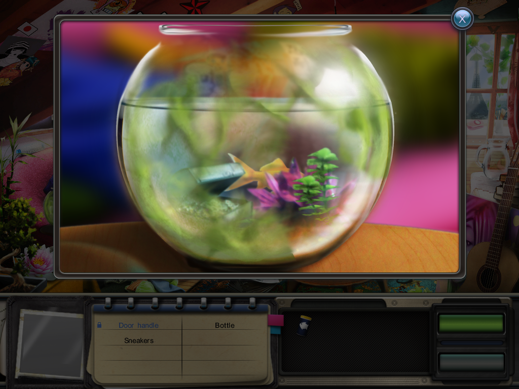 Grace's Quest: To Catch An Art Thief (Windows) screenshot: Dirty aquarium