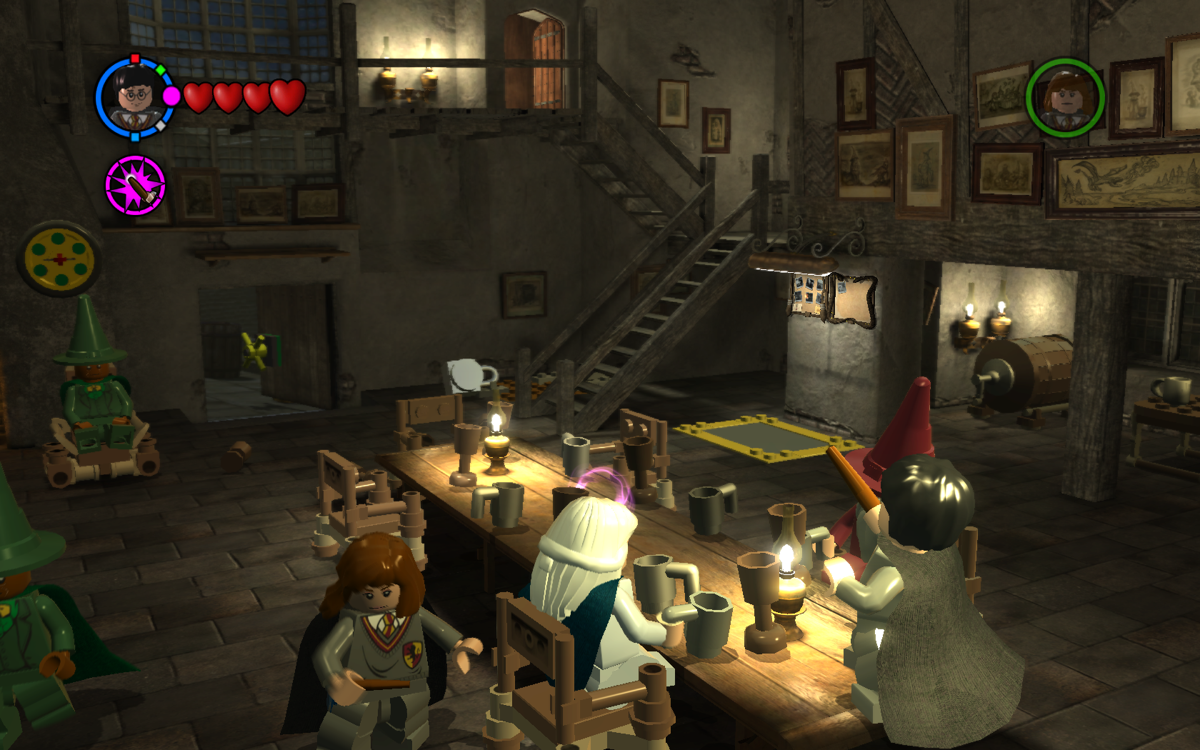 LEGO Harry Potter: Years 1-4 (Windows) screenshot: A soda, please. Enchanted, not stirred.