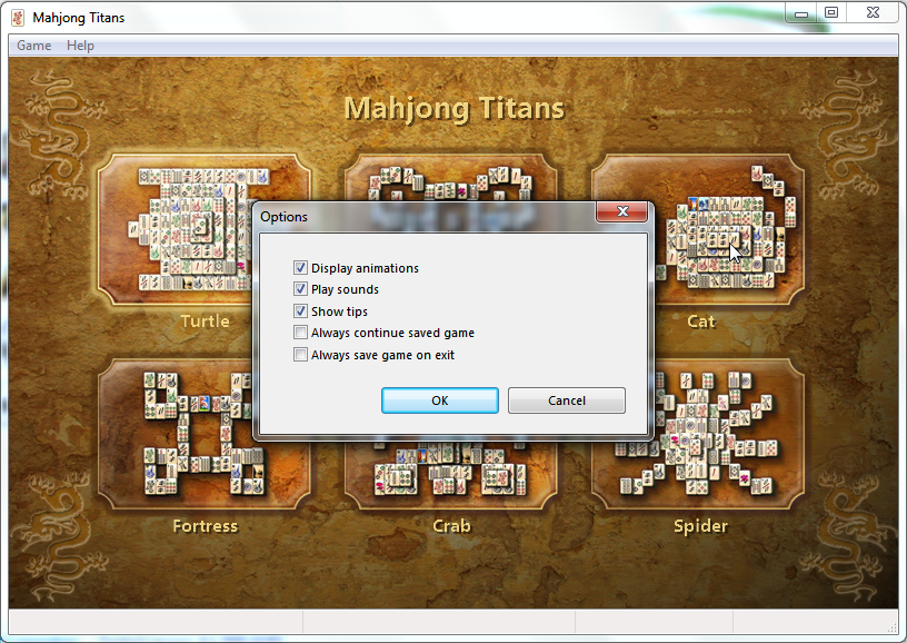 Mahjong Titãs, Jogar Mahjong Titans
