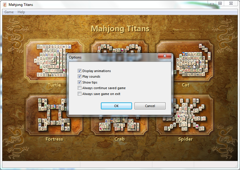 windows 7 mahjong titans 