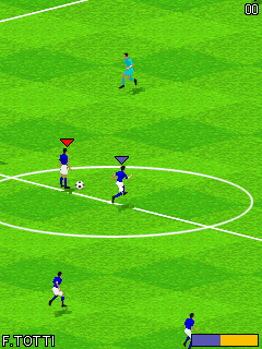 FIFA Soccer 2005: Mobile International Edition (J2ME) screenshot: Kick off
