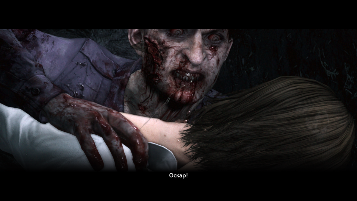 The Evil Within: The Assignment (Windows) screenshot: Attacked by zombie Oscar