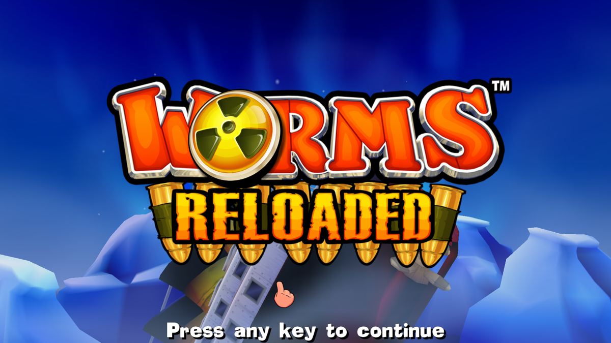 Worms: Reloaded (Windows) screenshot: Title Screen