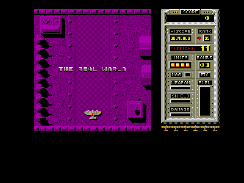 Amiga Classix 4 (Windows) screenshot: Area action: Air Supply, First level start