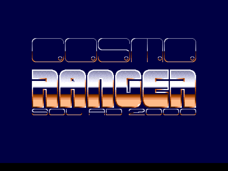 Amiga Classix 4 (Windows) screenshot: Area action: Cosmo Ranger, Splash screen
