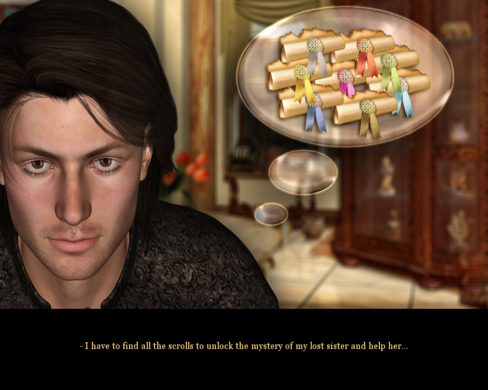 Dominic Crane 2: Dark Mystery Revealed (Windows) screenshot: Scrolls