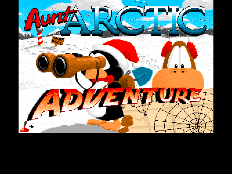 Amiga Classix 4 (Windows) screenshot: Area action: Aunt Arctic Adventure, Main screen