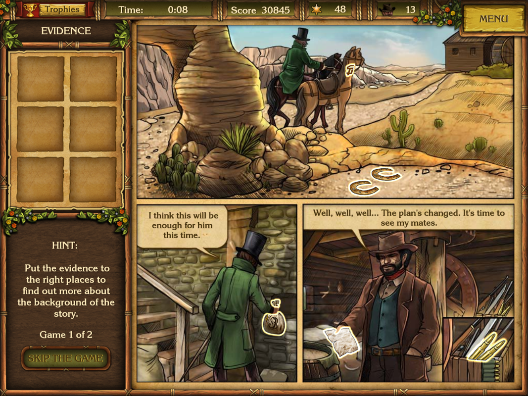 Golden Trails: The New Western Rush (Windows) screenshot: Rifleman's story