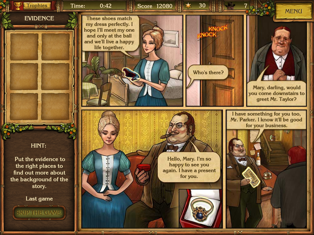 Golden Trails: The New Western Rush (Windows) screenshot: Mary Stuart's story