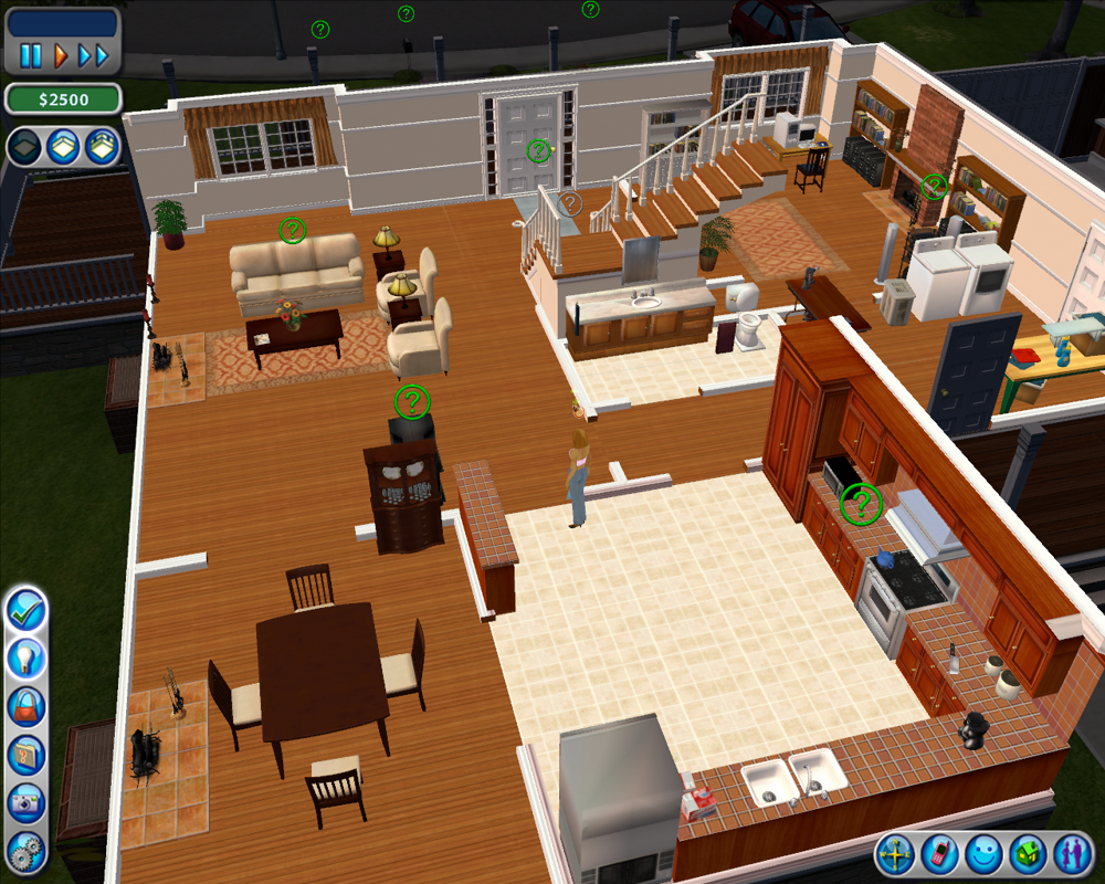 Desperate Housewives: The Game (Windows) screenshot: Exploring the house