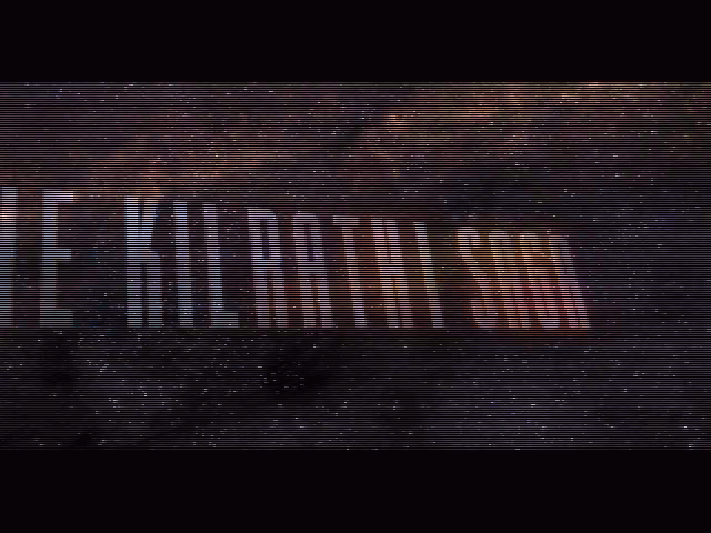 Wing Commander: The Kilrathi Saga (Windows) screenshot: Intro - ...the Kilrathi Saga