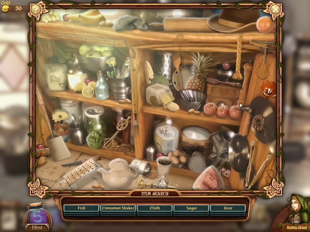 Robin's Quest: A Legend Born (Windows) screenshot: Bakery supply storage