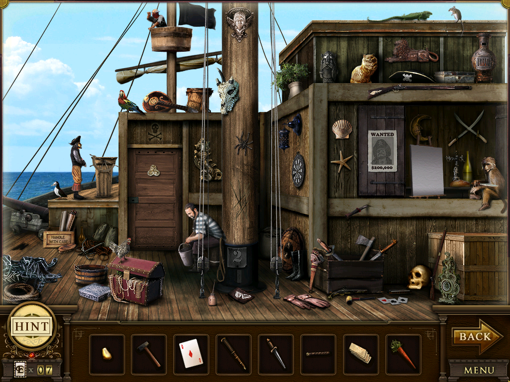 Enlightenus II: The Timeless Tower (Windows) screenshot: Pirate ship