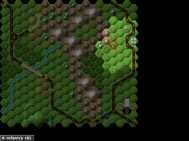 Crimson Fields (Windows) screenshot: Infantry range